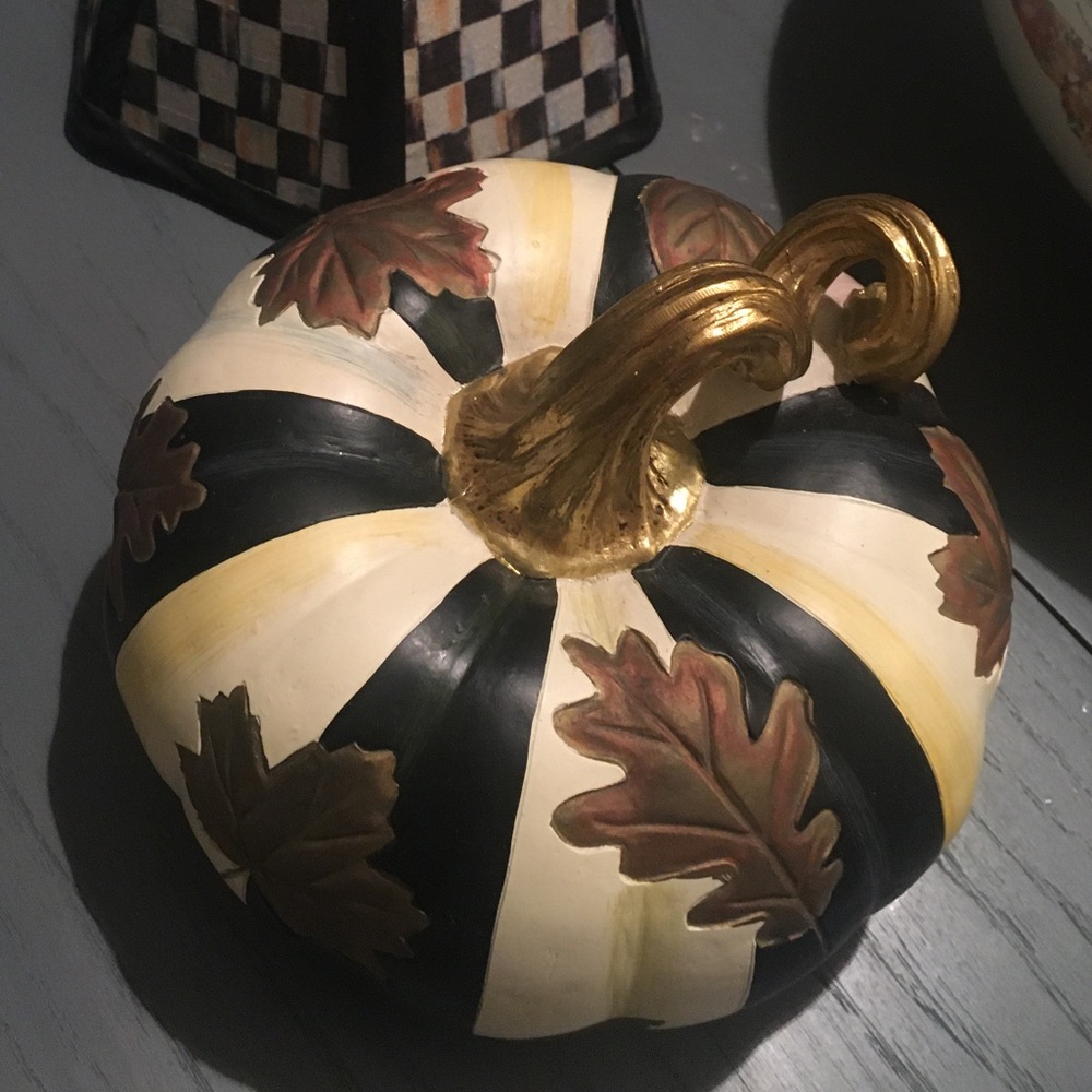 MacKenzie Childs Pumpkin $75